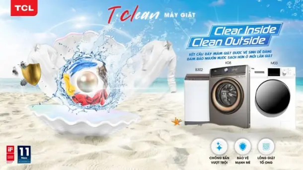 TCL ra mắt 3 dòng máy giặt mới T-Clean tại thị trường Việt Nam