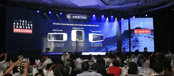 Máy nước nóng có Wi-fi đầu tiên tại Việt Nam của hãng Ariston