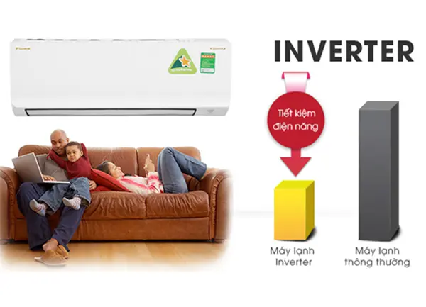 Lý do máy lạnh Inverter tiết kiệm điện hơn các loại máy lạnh thường