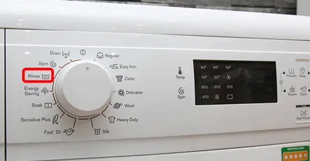 Tìm hiểu về chức năng Rinse trong máy giặt