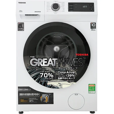 Máy Giặt Toshiba Inverter 8.5 Kg TW-BK95S2V (WK) ,giá rẻ, chính hãng