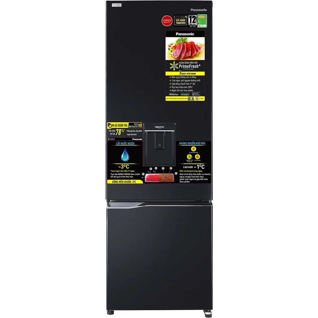 Tủ Lạnh Panasonic Inverter 322 Lít NR-BC360WKVN