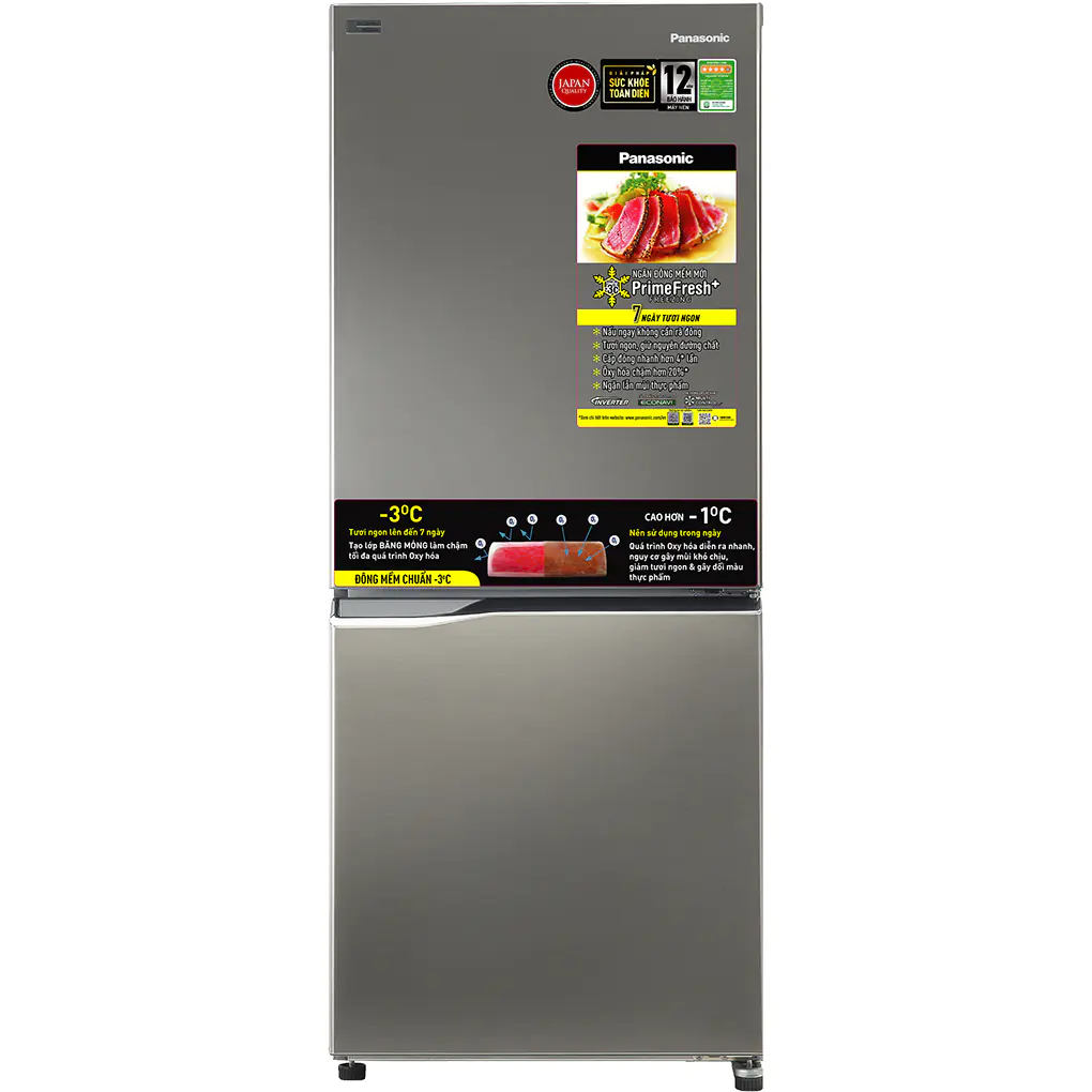 Tủ Lạnh Panasonic Inverter 255 Lít NR-BV280QSVN