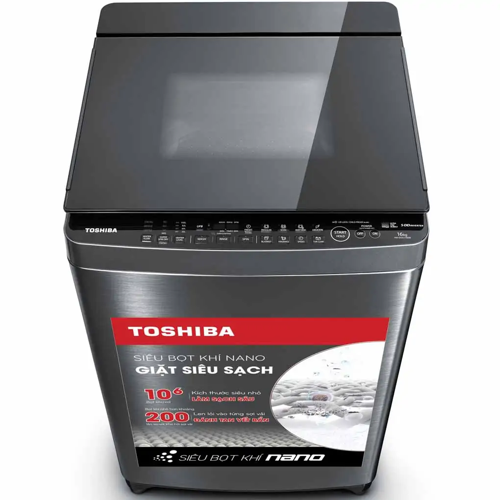 Máy Giặt Toshiba Inverter 16 Kg AW-DUG1700WV (SS)
