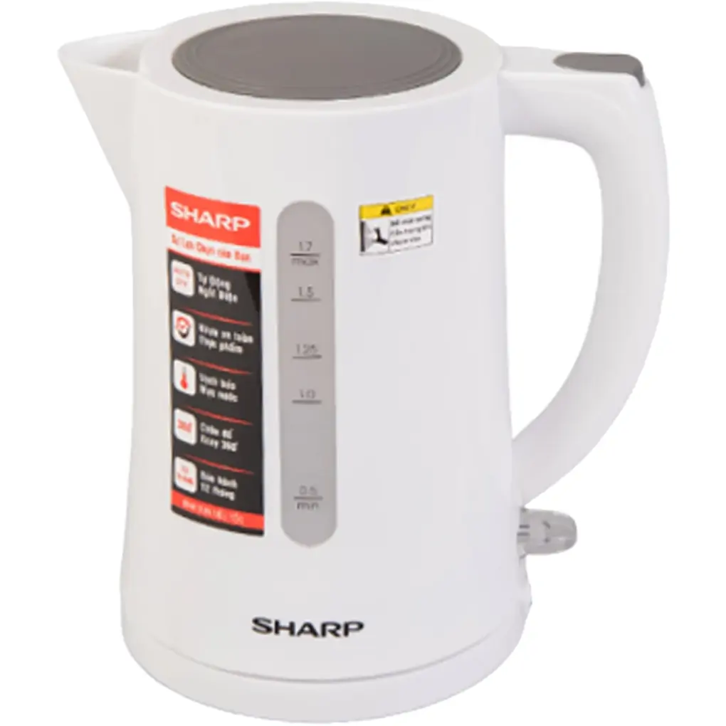 Bình đun siêu tốc 1.7 lít Sharp EKJ-17VPS-WH