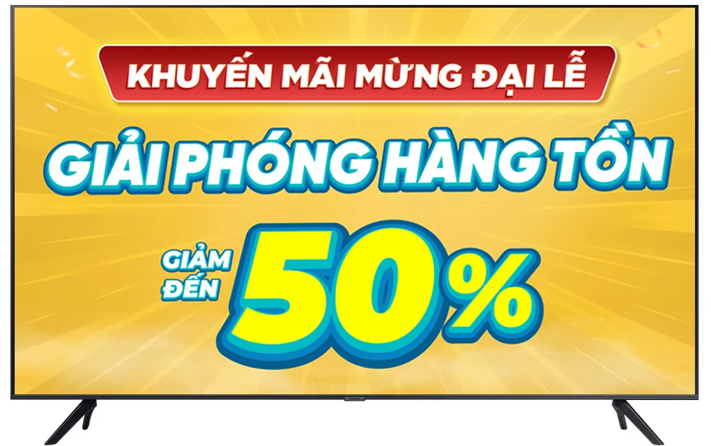 Smart Tivi Crystal UHD 4K Samsung 43 Inch UA43AU7700