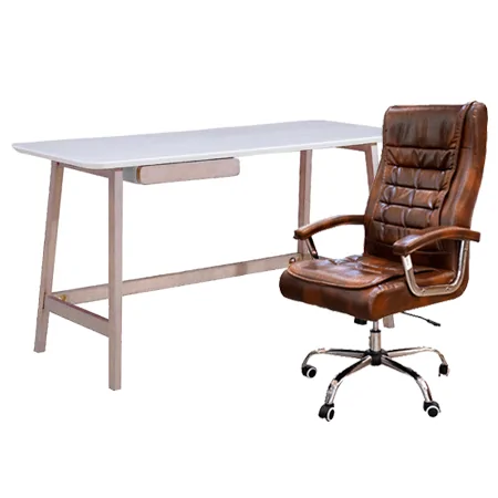 Bộ Bàn Làm Việc HAPPY NS5782 + Ghế Văn Phòng 812