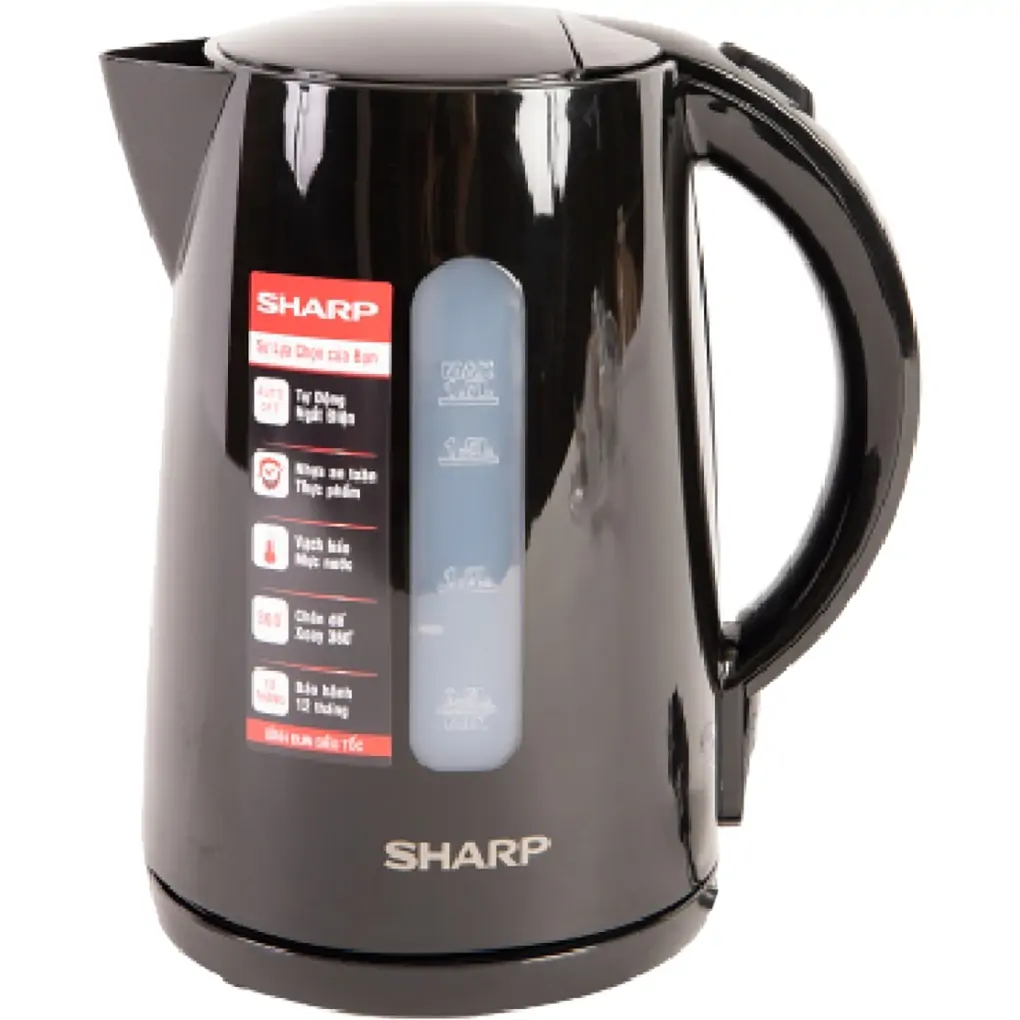 Bình đun siêu tốc 1.7 lít Sharp EKJ-17VPS-BK