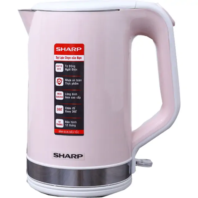 Bình đun siêu tốc Sharp EKJ-18VP-PK