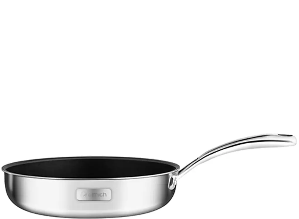 Chảo inox cao cấp 2 lớp đáy liền Elmich Trimax 26 cm