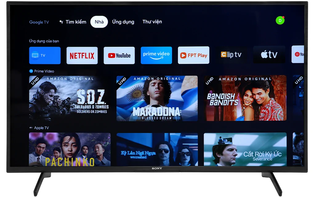 Google Tivi Sony 4K 65 Inch KD-65X75K
