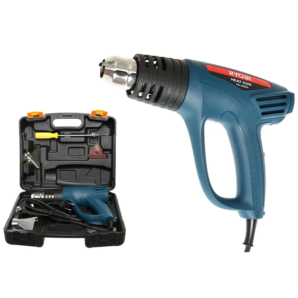 Máy Thổi Hơi Nóng Cầm Tay 2000W (Dùng Điện) RYOBI HG-2000K