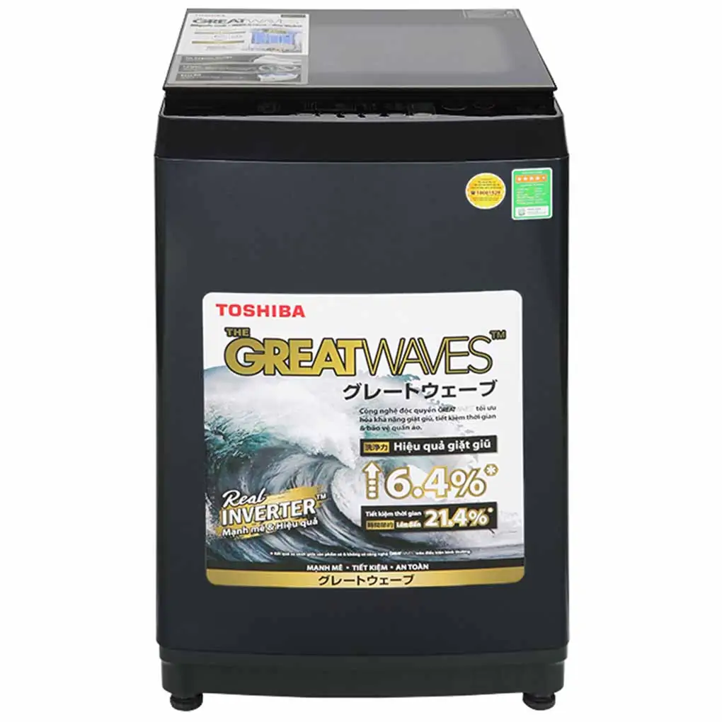 Máy Giặt Toshiba Inverter 10 Kg AW-DM1100PV(KK)
