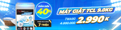 TCL 9.0KG TWA90 giảm 40%