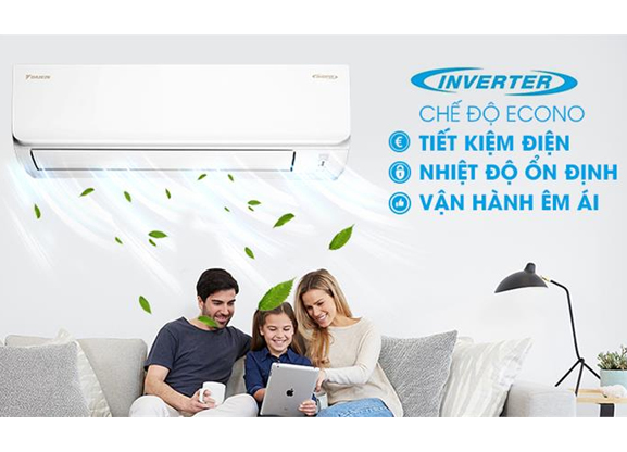 Công nghệ Inverter tiết kiệm điện