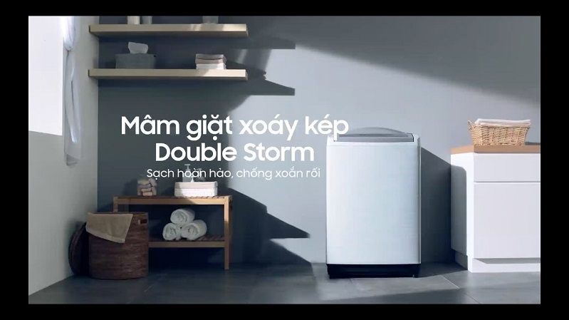Công nghệ Double Storm trên máy giặt Samsung