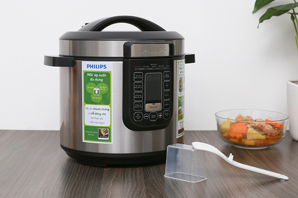 Nồi áp suất PHILIPS HD2137/65 được trang bị nhiều tính năng thông minh