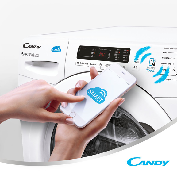 Máy Giặt 9.0Kg CANDY HCS 1292D3Q/1-S