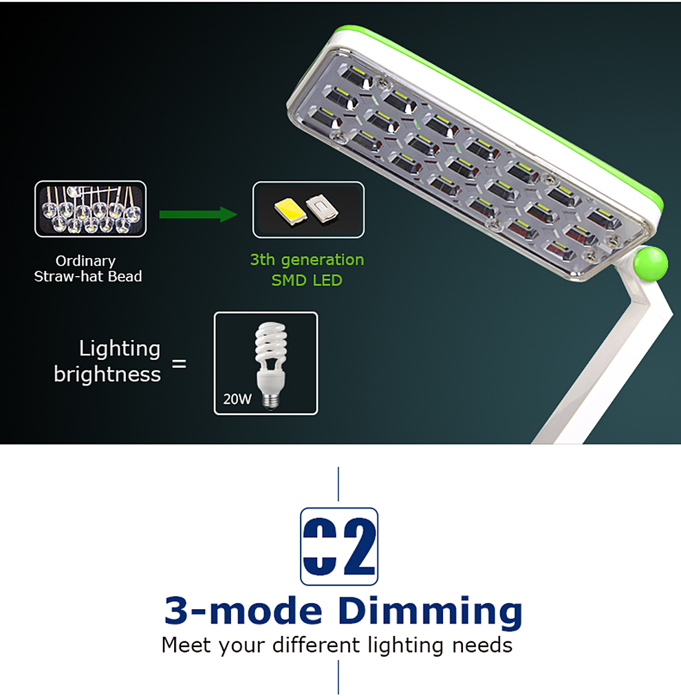 Đèn Bàn Học Sạc LED YAGE YG-5913C