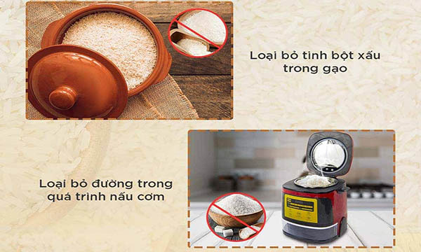 Nồi cơm tách đường- bí mật sức khỏe cho mọi gia đình