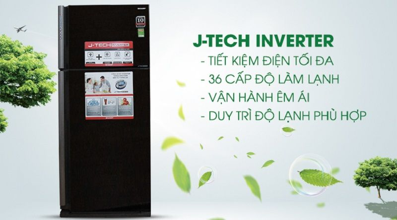 Công nghệ J-Tech Inverter giúp tủ lạnh Sharp tiết kiệm điện