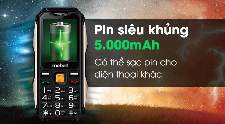Mobell Rock 3, bạn có thể sử dụng điện thoại thoải mái trong thời gian dài 