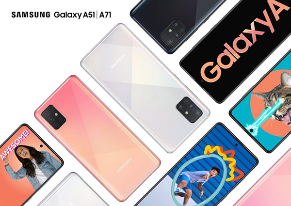 Galaxy A71 và Galaxy A51 được bổ sung tùy chọn màu sắc Hồng Crush Trendy