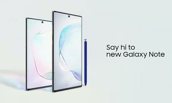 Samsung chính thức ra mắt mẫu Galaxy Note 10