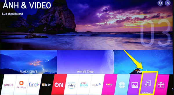 Hướng dẫn cách xem phim, nghe nhạc trong USB trên Smart tivi LG 2019 