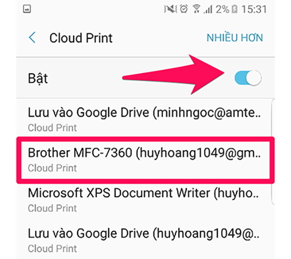 Làm thế nào để kết nối smartphone Android với máy in để in tài liệu?