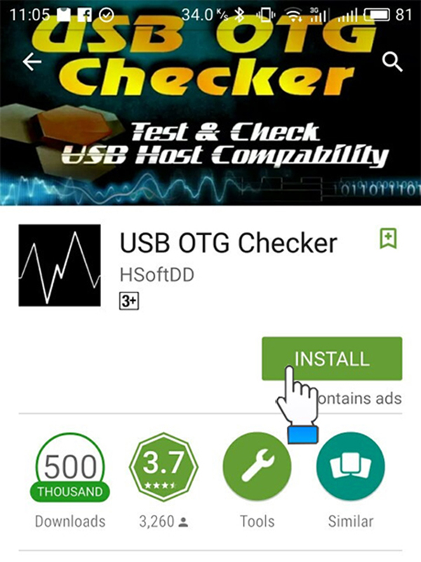 Kết nối OTG trên smartphone