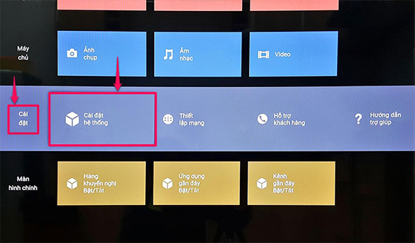 Các bước kích hoạt tính năng tiết kiệm điện trên smart tivi Sony 2018