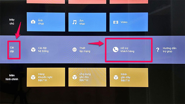 Hướng dẫn kiểm tra thông tin chi tiết của smart tivi Sony 2018