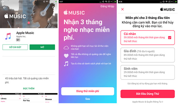 Làm sao để cài đặt và sử dụng Apple Music trên smartphone Android