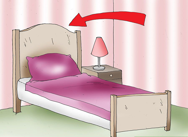 Tủ đầu giường giúp bảo vệ 'năng lượng' của gia chủ. 