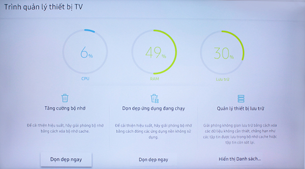Smart tivi Samsung 2019 chạy chậm, lag và cách khắc phục đơn giản nhất ngay tại nhà 