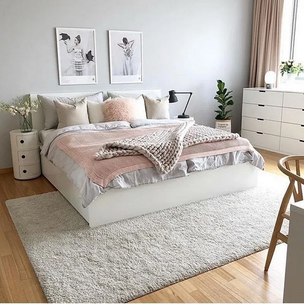 trang trí phòng ngủ đơn giản rẻ tiền