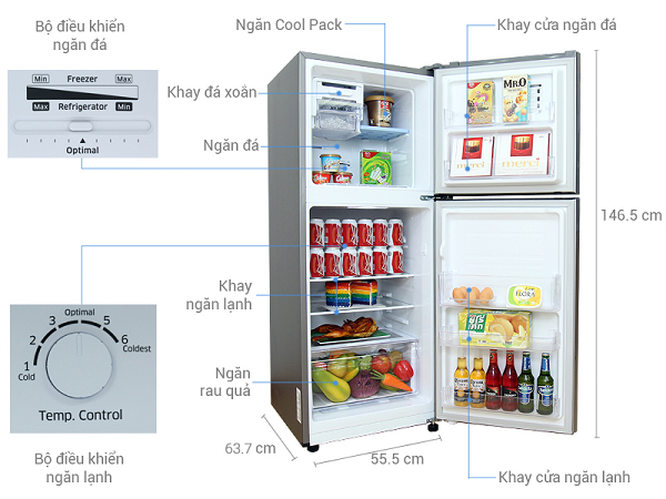 Tủ lạnh không đóng tuyết có ưu điểm gì