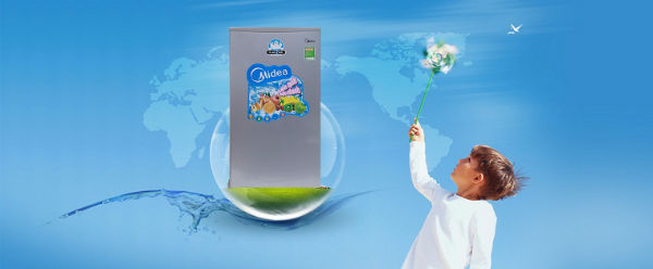 Tủ lạnh Midea được sản xuất tại Trung Quốc, với dây chuyền công nghệ hiện đại