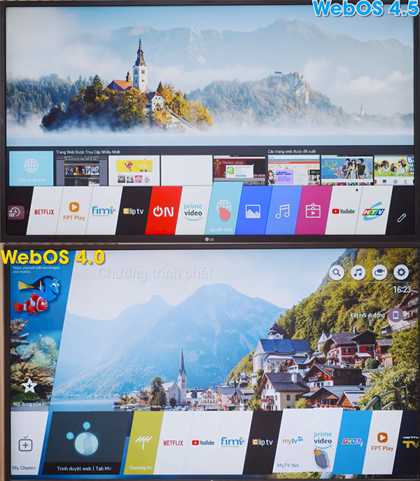 Tìm hiểu về phiên bản WebOS 4.5 trên các mẫu smart tivi LG