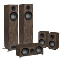 Bộ loa đã lắp vào thùng loa hiệu JAMO S805 HCS WALNUT 
