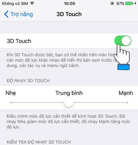 3D touch