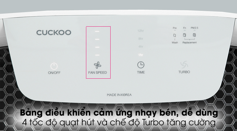 Bảng điều khiển cảm ứng nhạy bén 
