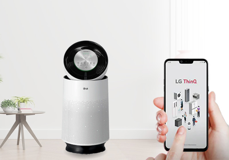 Điều khiển LG Puricare 1 tầng AS65GDWH0.ABAE qua app LG ThinQ
