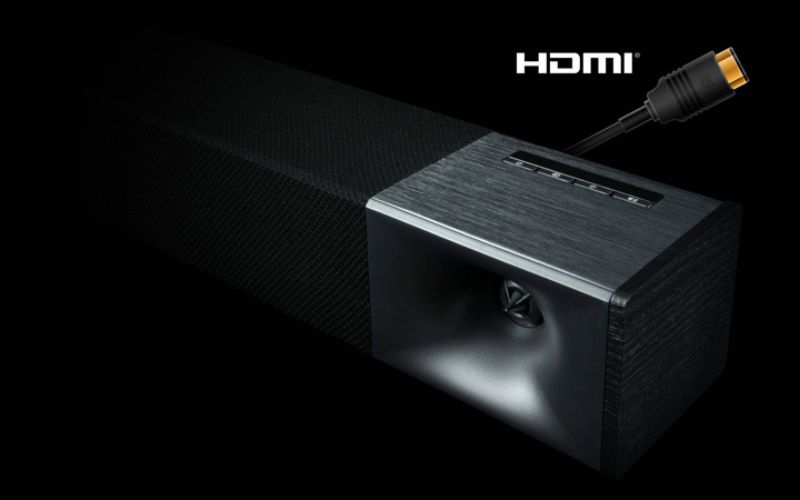 Soundbar Klipsch Cinema 600 hỗ trợ nhiều phương thức kết nối 
