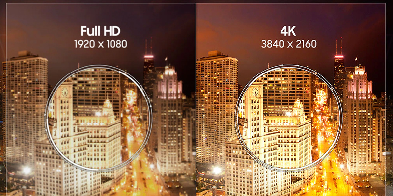 Tận hưởng chất lượng hình ảnh 4K sắc nét