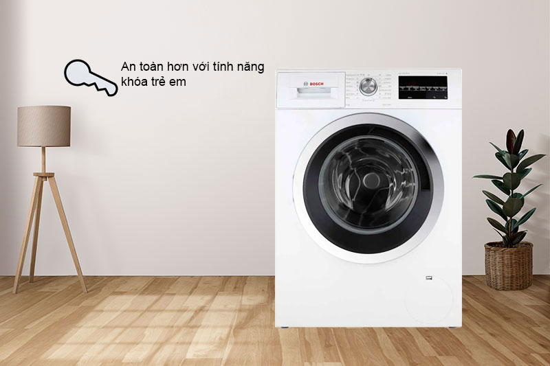 An toàn hơn với tính năng khóa trẻ em
