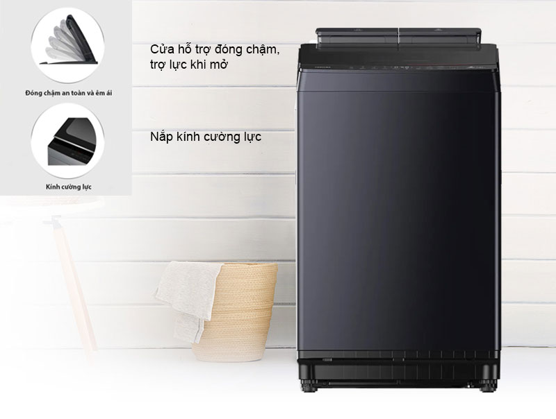 An toàn, không lo kẹt tay với cửa hỗ trợ đóng chậm, trợ lực khi mở