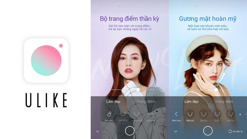 App chụp và chỉnh sửa ảnh online trên điện thoại - Ulike