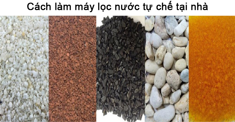 Cách làm máy lọc nước bằng vật liệu thiên nhiên